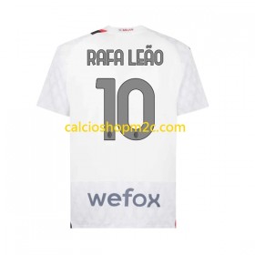AC Milan Rafael Leao 10 Maglia Trasferta 2023/2024 Manica Corta